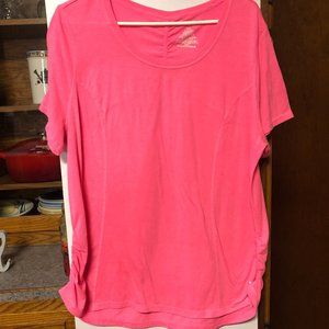 Bright pretty pink long t-shirt